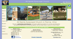Desktop Screenshot of allsaintsparma.org